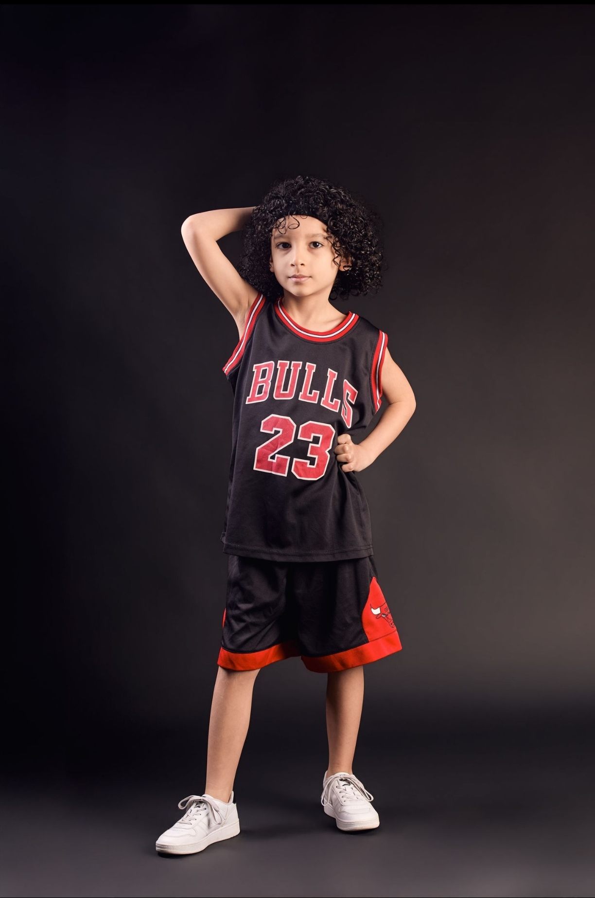 Bulls jersey pose